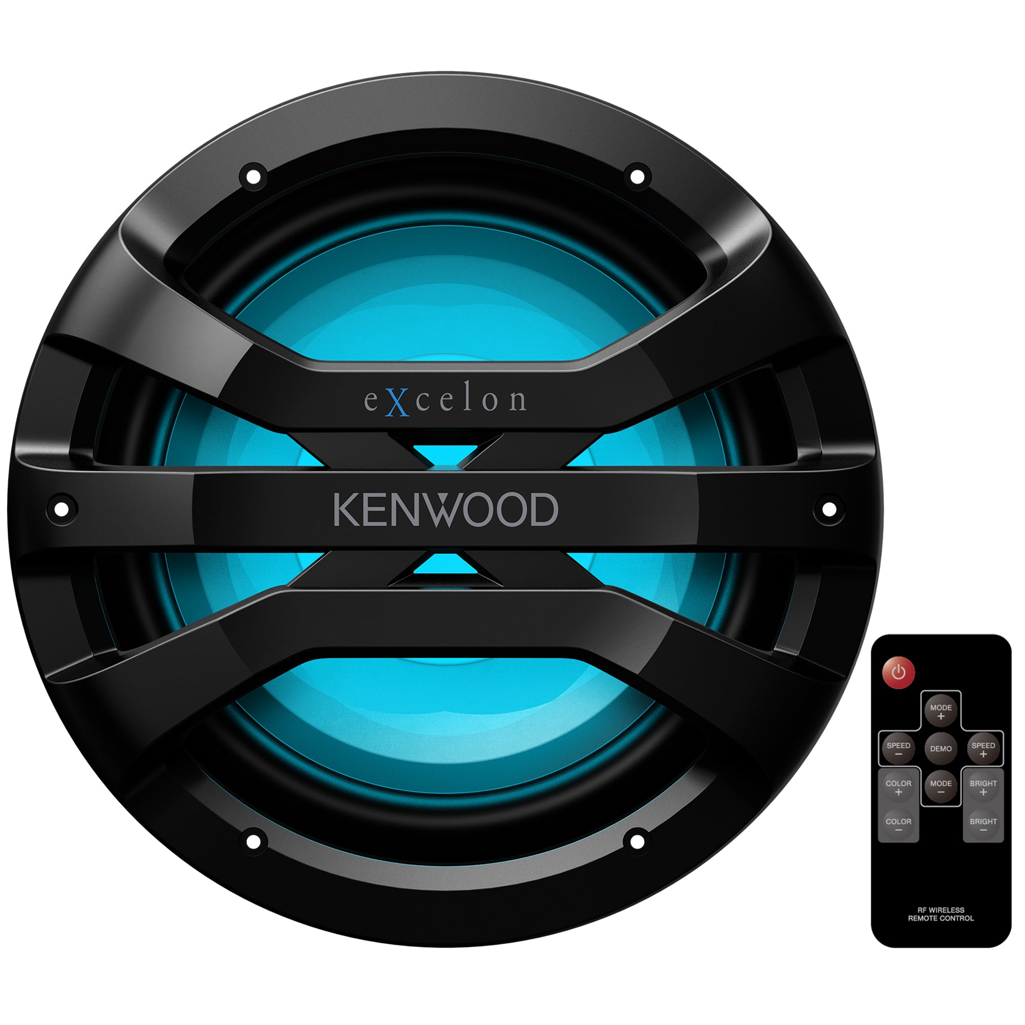 Kenwood, Kenwood XM1041BL, eXcelon 10" Single 4 Ohm Marine / Motorsports Subwoofer, Black