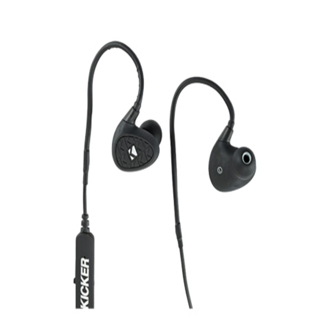 Kicker, Kicker EB400BTB, Bluetooth Sports Earbuds; IPX8 rated; Black (44EB400BTB)