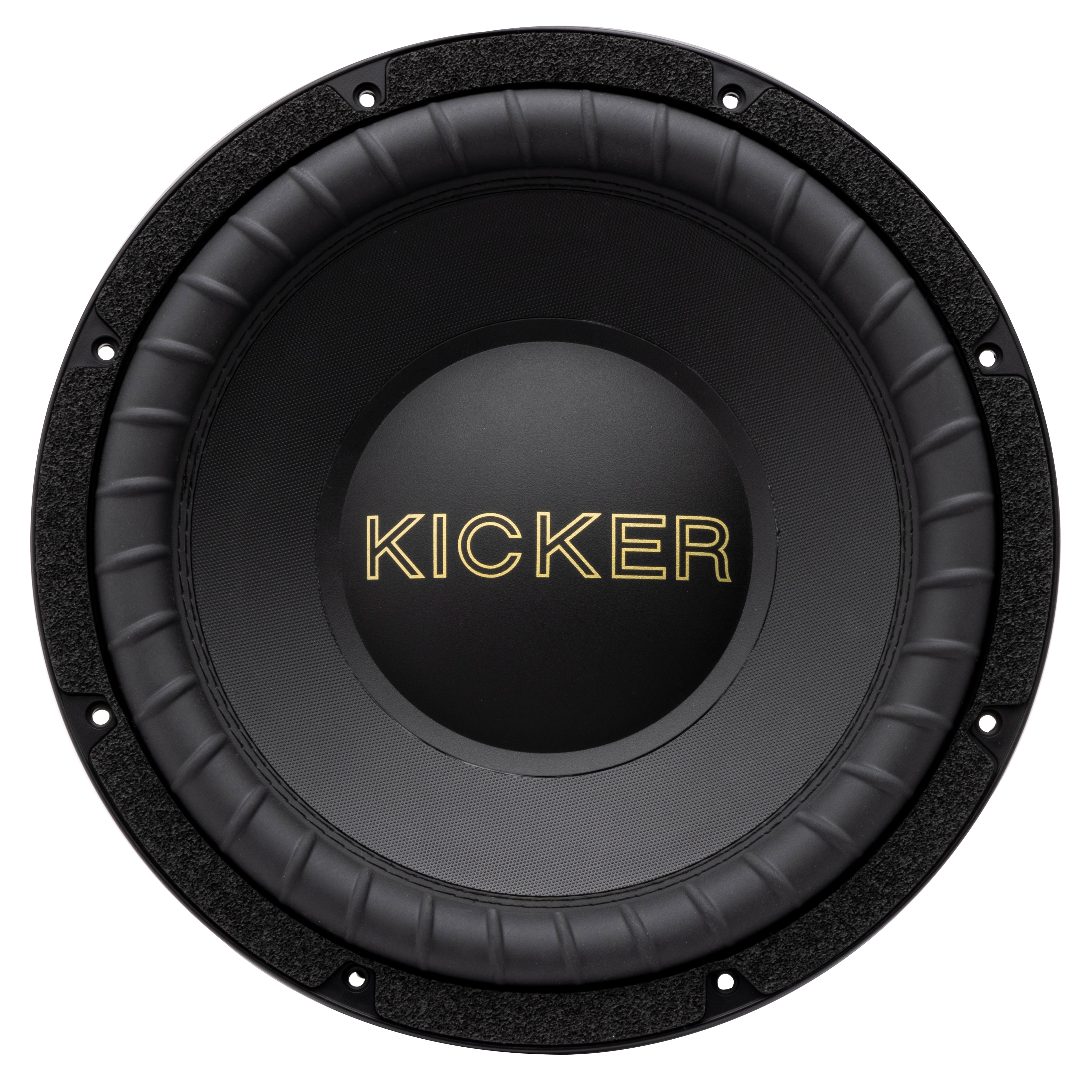 Kicker, Kicker GOLD104, Gold 50th Anniversary 10" DVC 4 Ohm Subwoofer, 400W (50GOLD104)