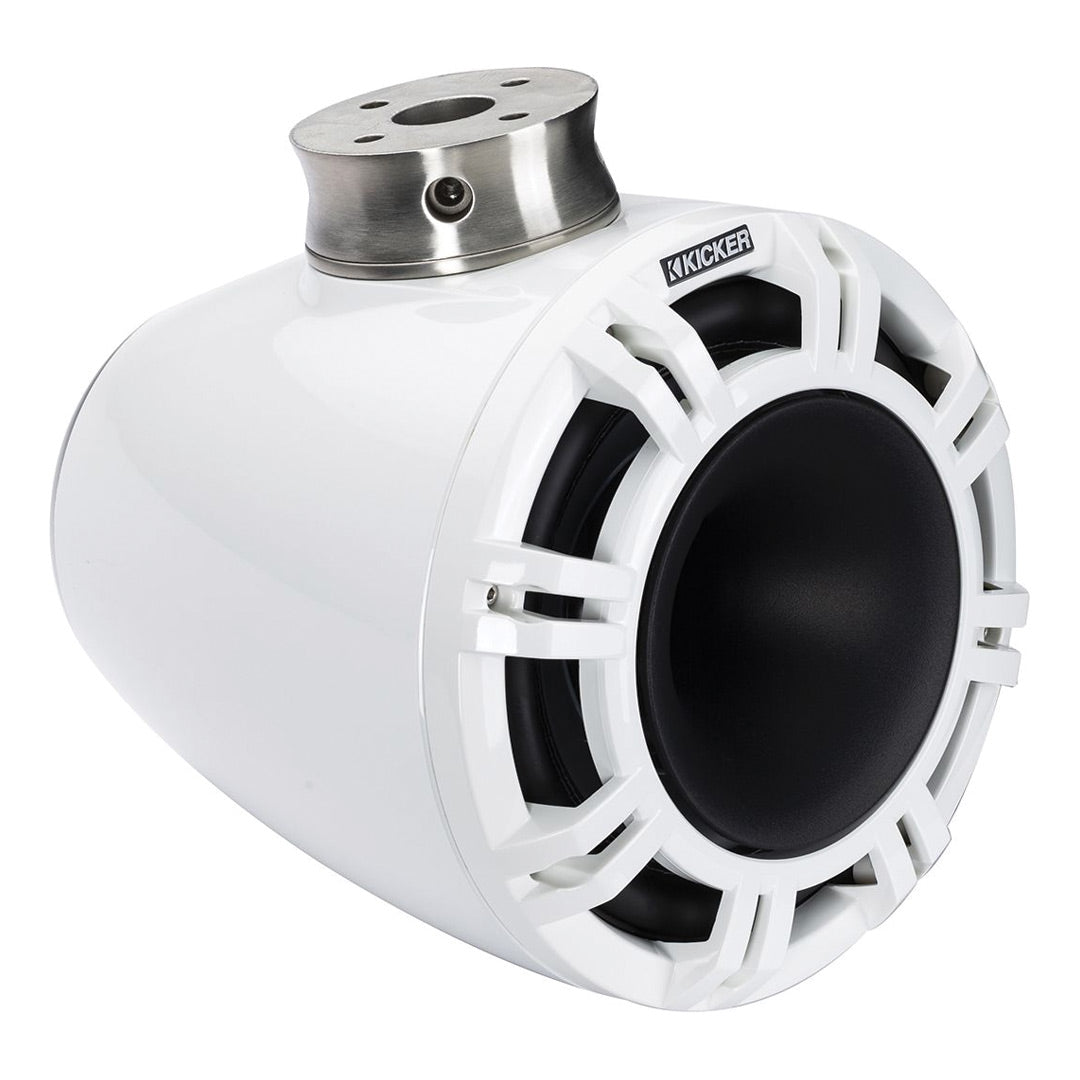 Kicker, Kicker KMFC9W, KM Series 9" Factory-Mount Horn-Loaded Tower Speaker System, White (47KMFC9W)