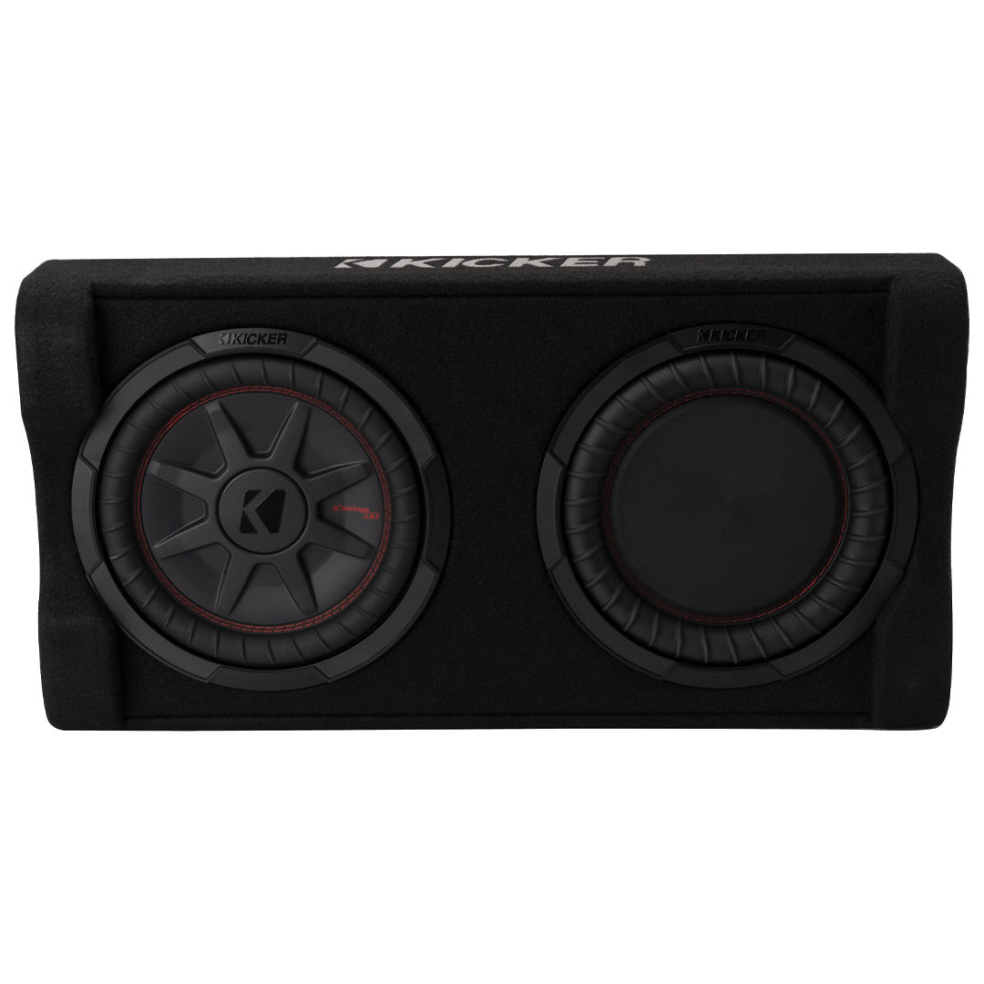 Kicker, Kicker PTRTP10, 10" 2-Ohm Powered Subwoofer w/ Passive Radiator (49PTRTP10)