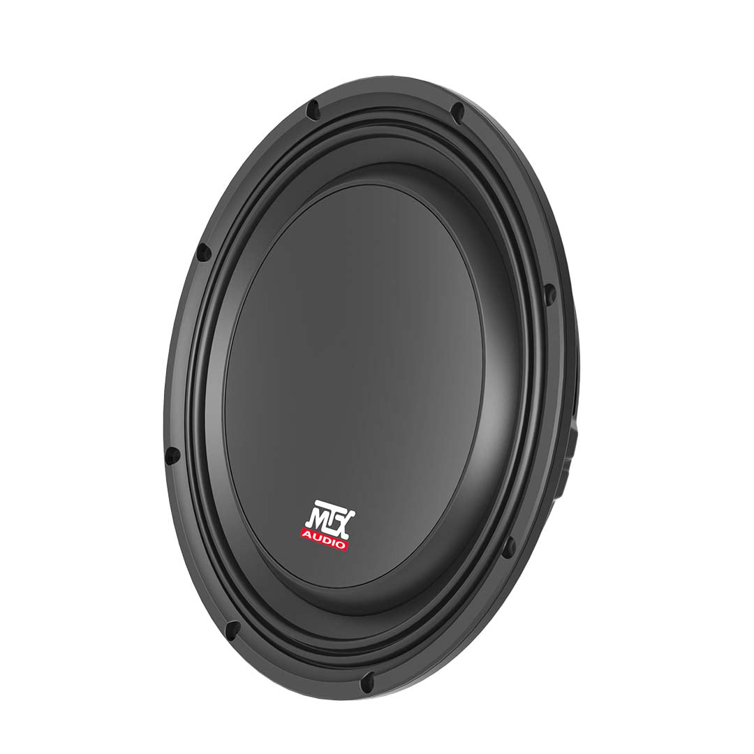 MTX, MTX 3510-04S, 10" Single 4 Ohm Round Shallow Mount Subwoofer - 300W