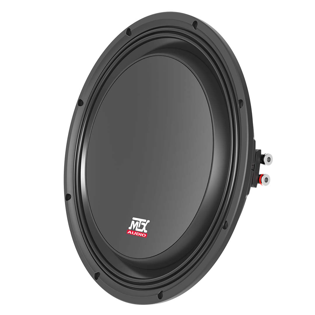 MTX, MTX 3512-04S, 12" Single 4 Ohm Round Shallow Mount Subwoofer - 300W