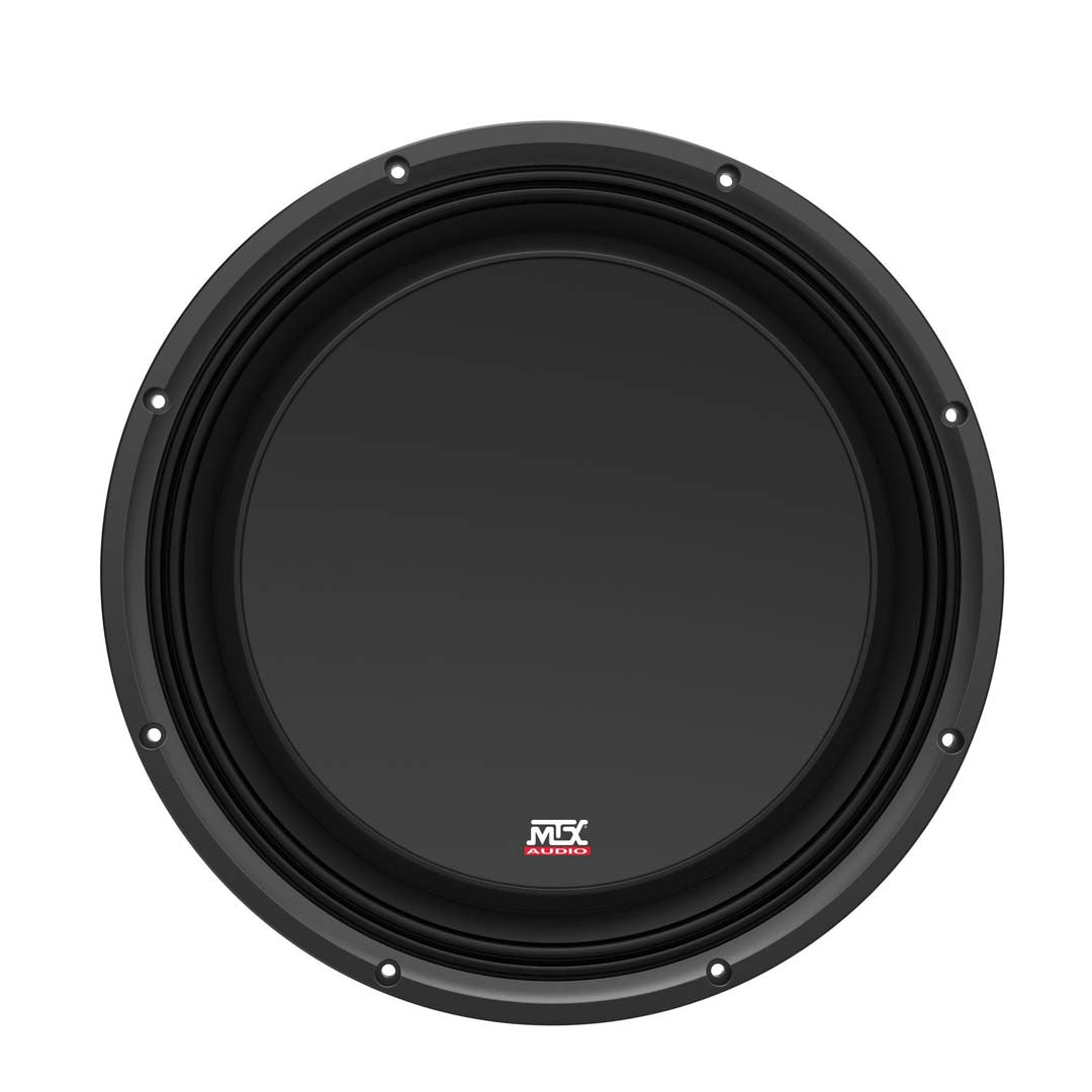 MTX, MTX 3512-04S, 12" Single 4 Ohm Round Shallow Mount Subwoofer - 300W