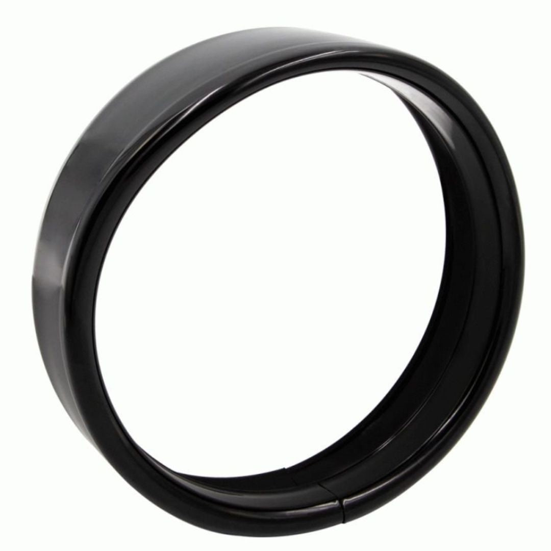 Metra, Metra BC-HDTRIM1, Visor Style Light Trim Ring 5.75 Inch - 1994-2016 - Black