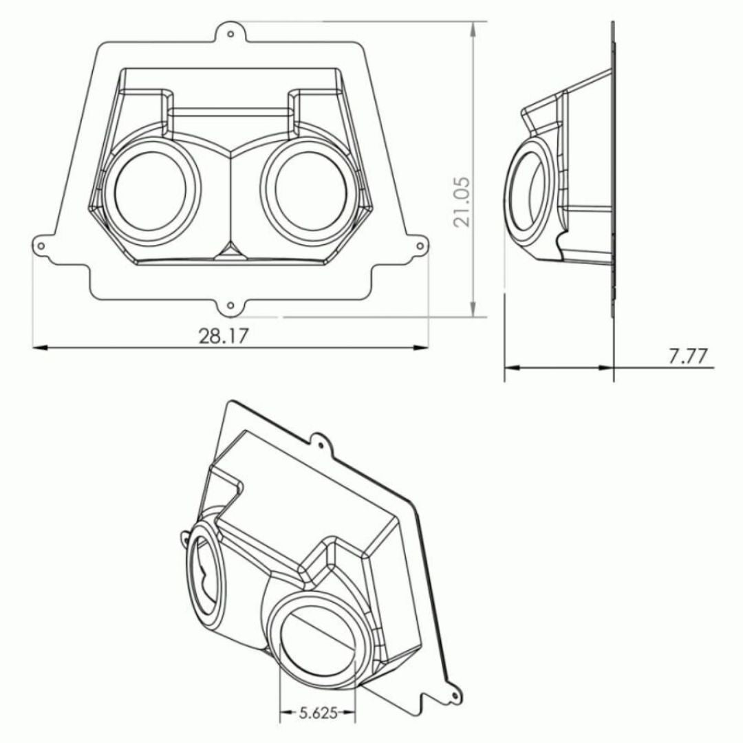 Metra, Metra MPS-RZROHC, Overhead Stereo Console - Polaris