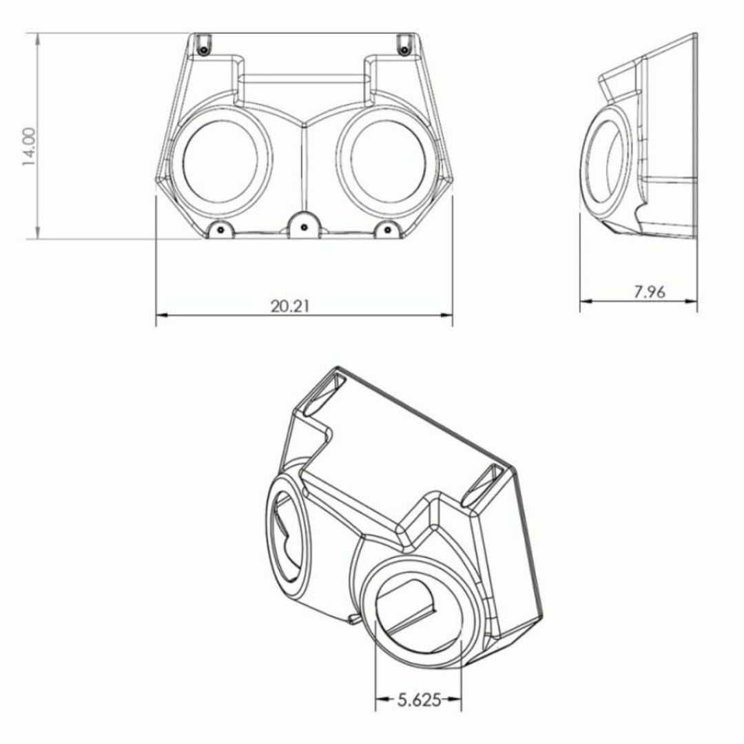 Metra, Metra OH-UNI02, Overhead Stereo Console - Universal