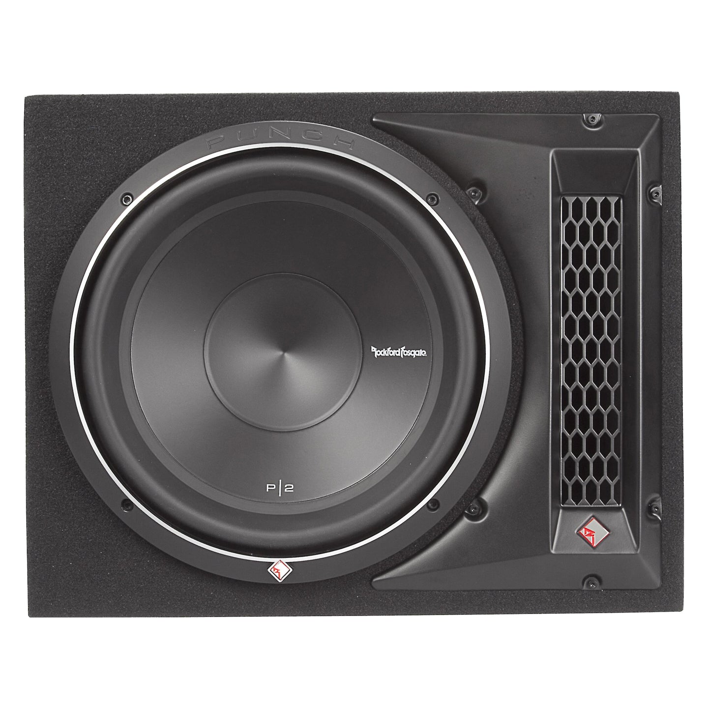 Rockford Fosgate, Rockford Fosgate P2-1X12, Punch 12" Ported Loaded Enclosure, 400 Watts RMS