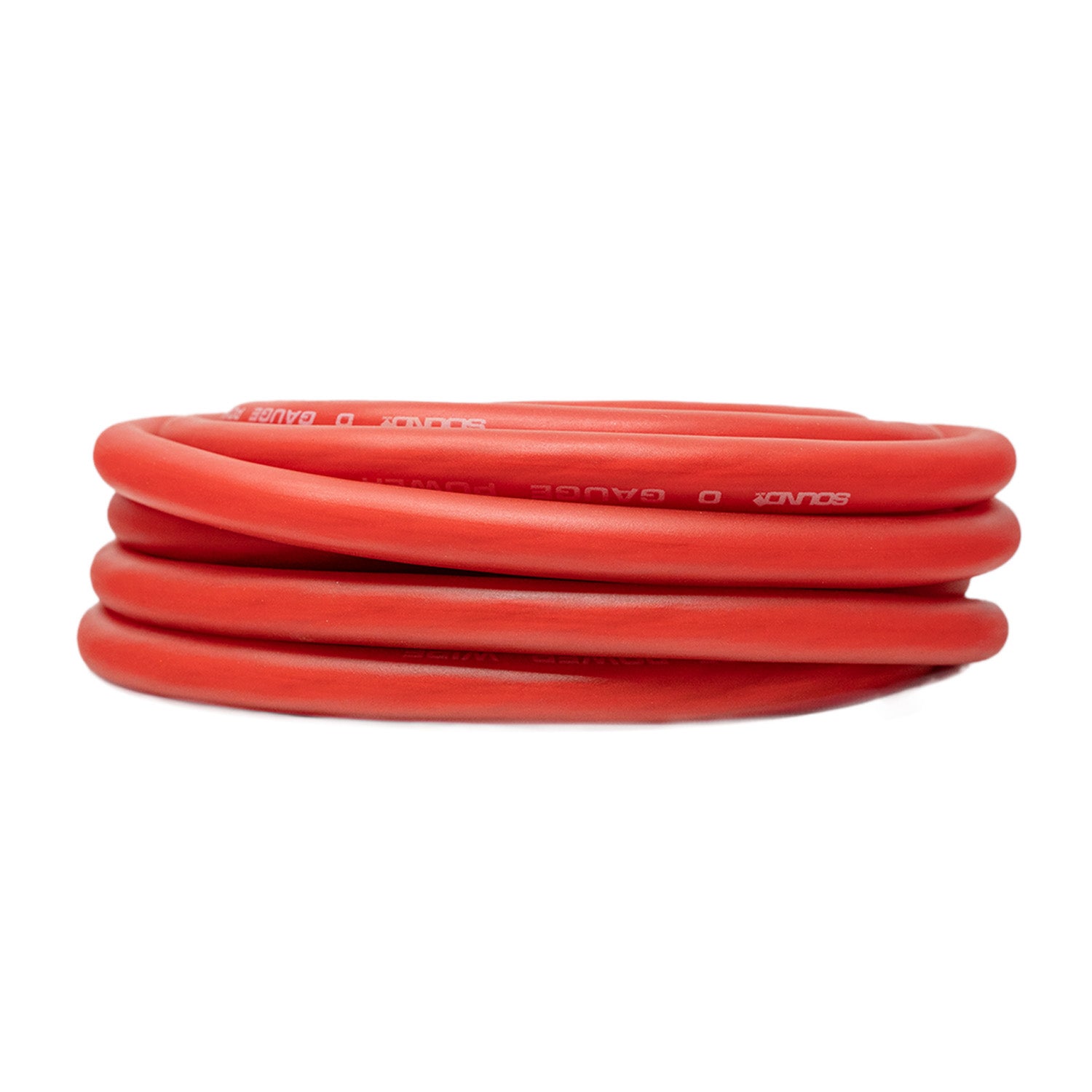 SoundBox, SoundBox CW0-25R, 0 Gauge 25' CCA Amplifier Power / Ground Wire Roll, Red