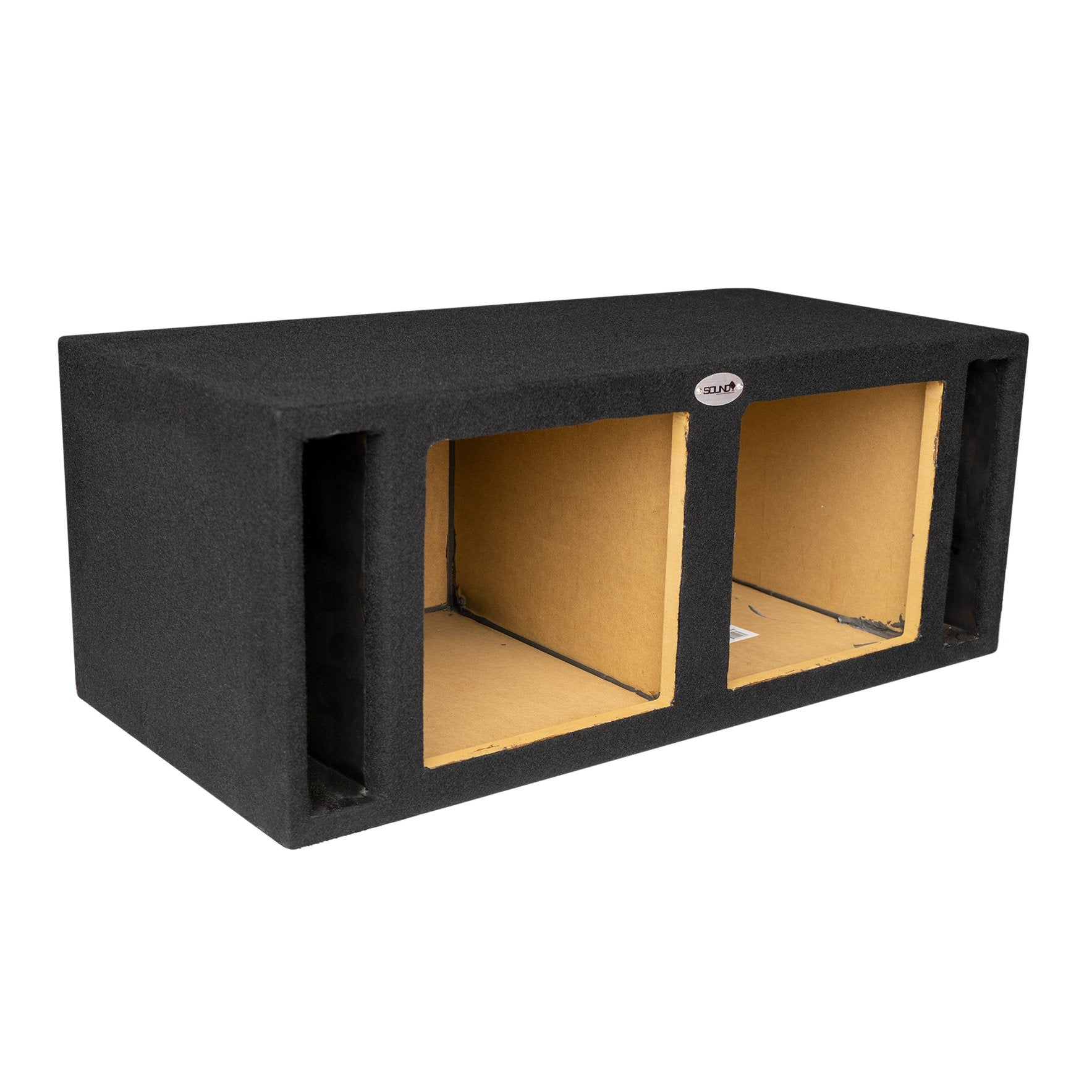 SoundBox, SoundBox E Series Dual 10" Vented Side Port Subwoofer Enclosure, Square