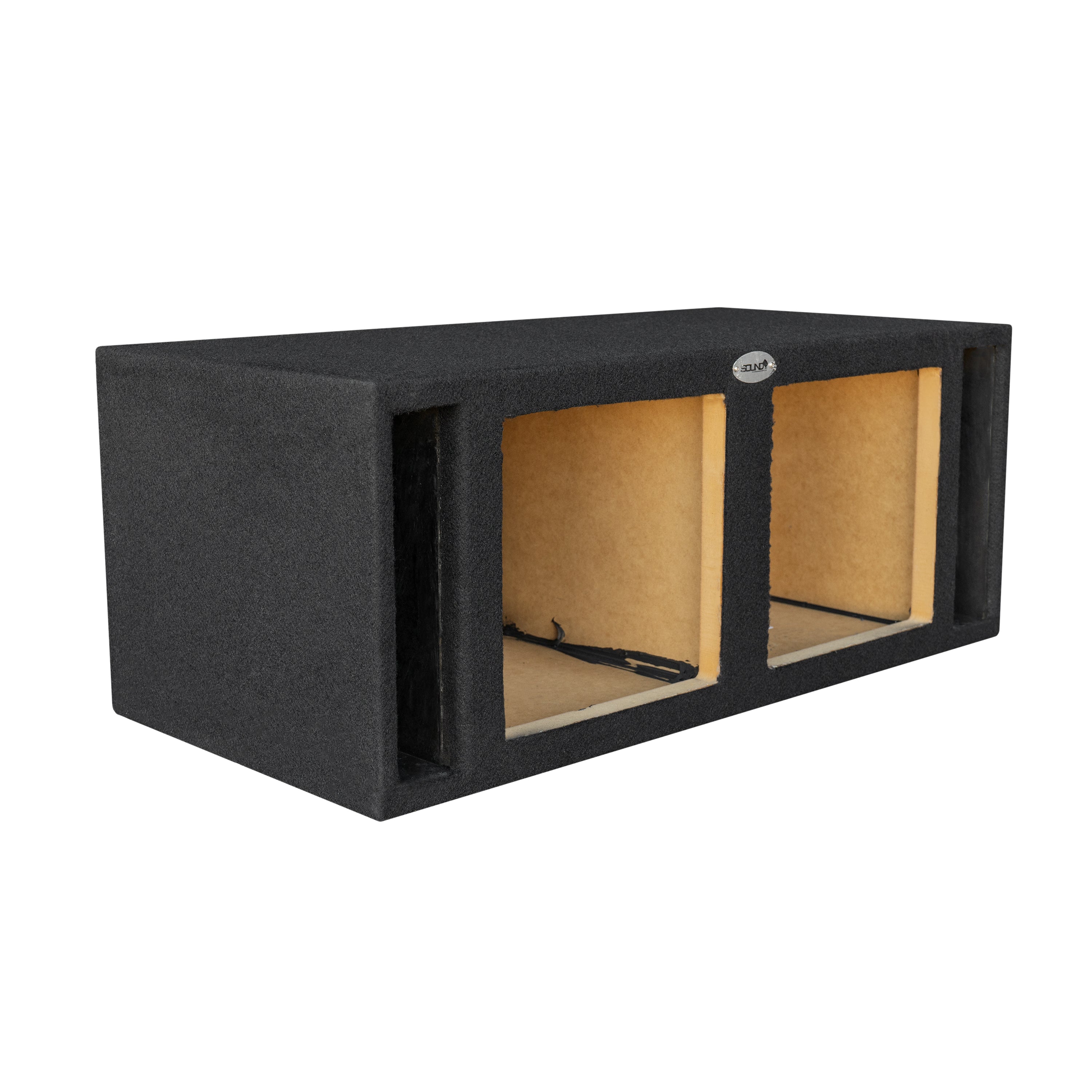 SoundBox, SoundBox E Series Dual 12" Vented Side Port Subwoofer Enclosure, Square