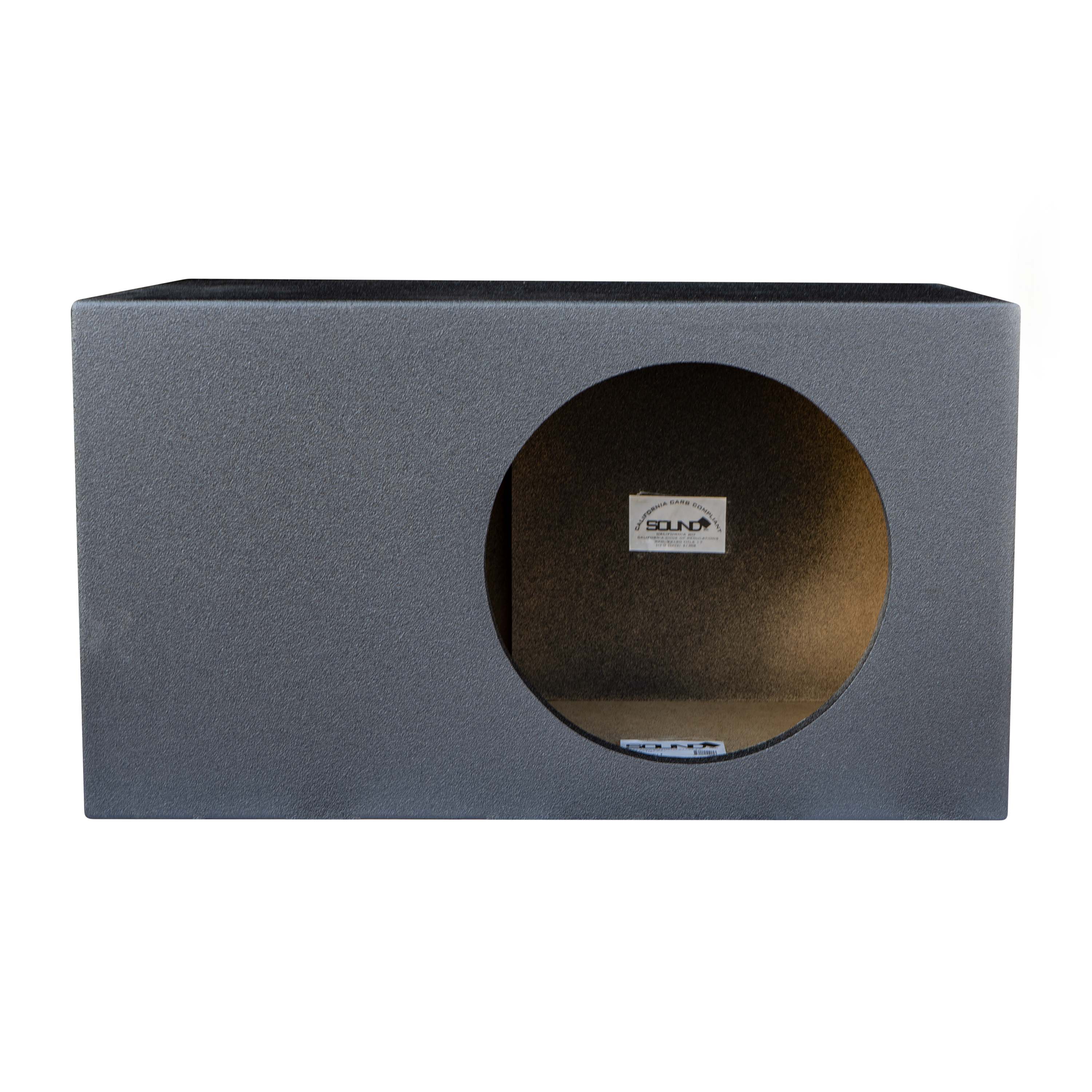 SoundBox, SoundBox SPL Series Single 12" Vented Subwoofer Enclosure - BedLiner Finish