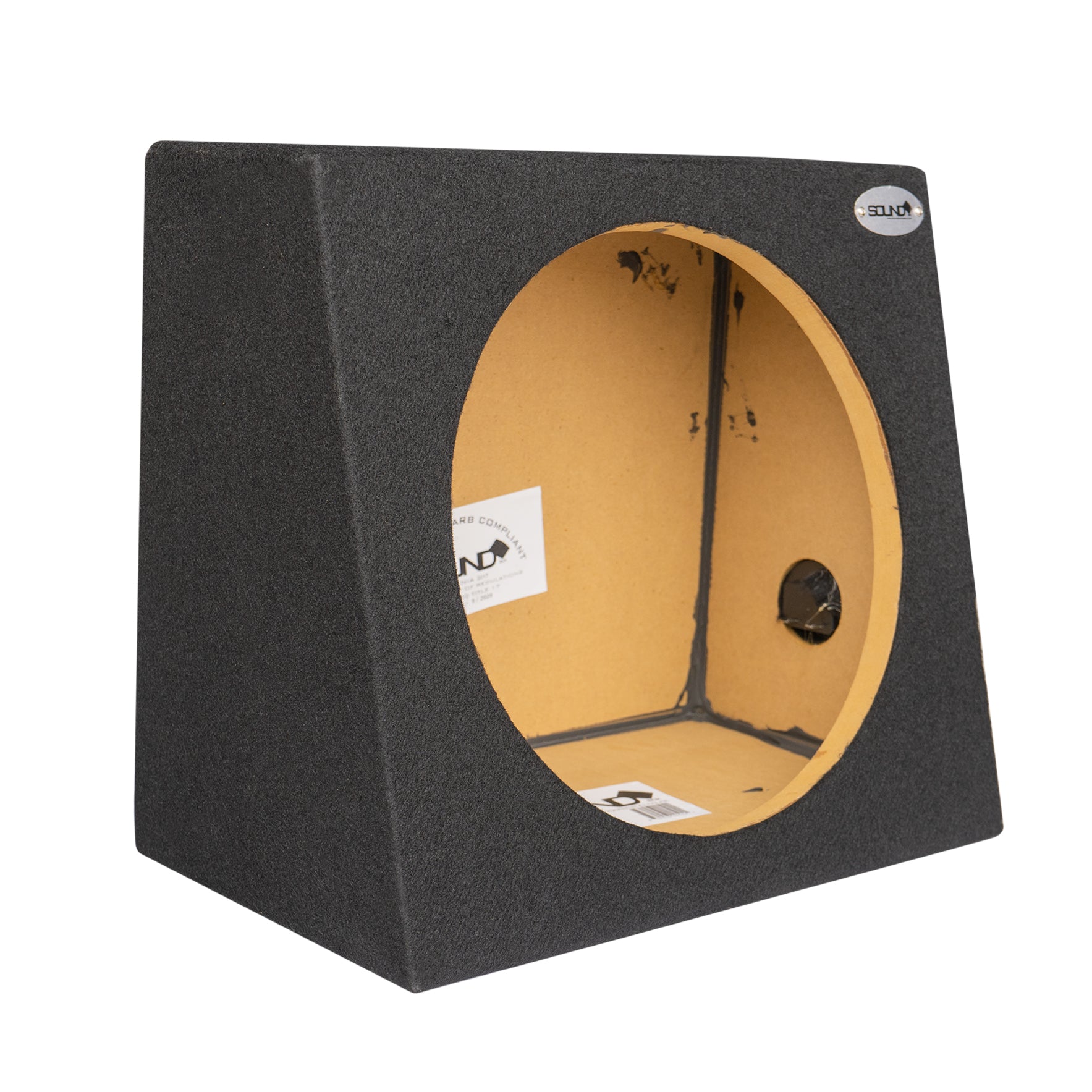 SoundBox, SoundBox Universal Single 12" Sealed Subwoofer Enclosure, Truck (Pair)