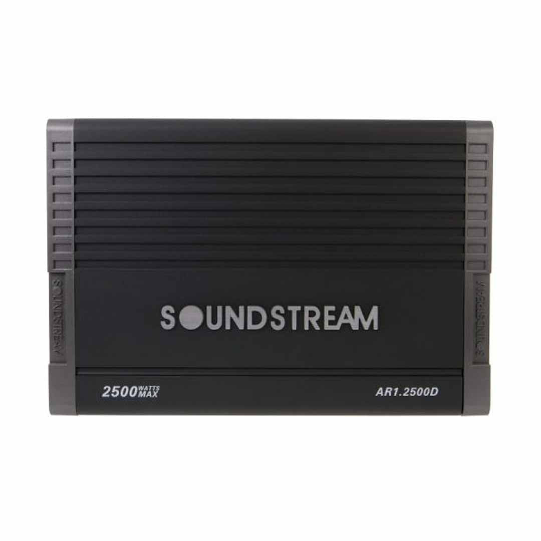 Soundstream, Soundstream AR1.2500D, Arachnid Monoblock Class D Amplifier w/Bass Knob - 2,500W