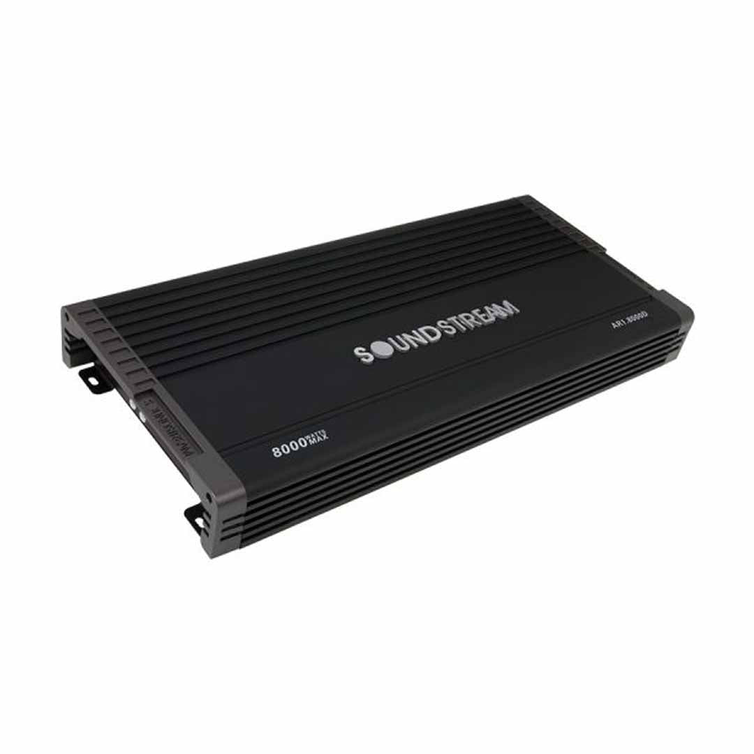 Soundstream, Soundstream AR1.8000D, Arachnid Monoblock Class D Amplifier w/Bass Knob - 8,000W