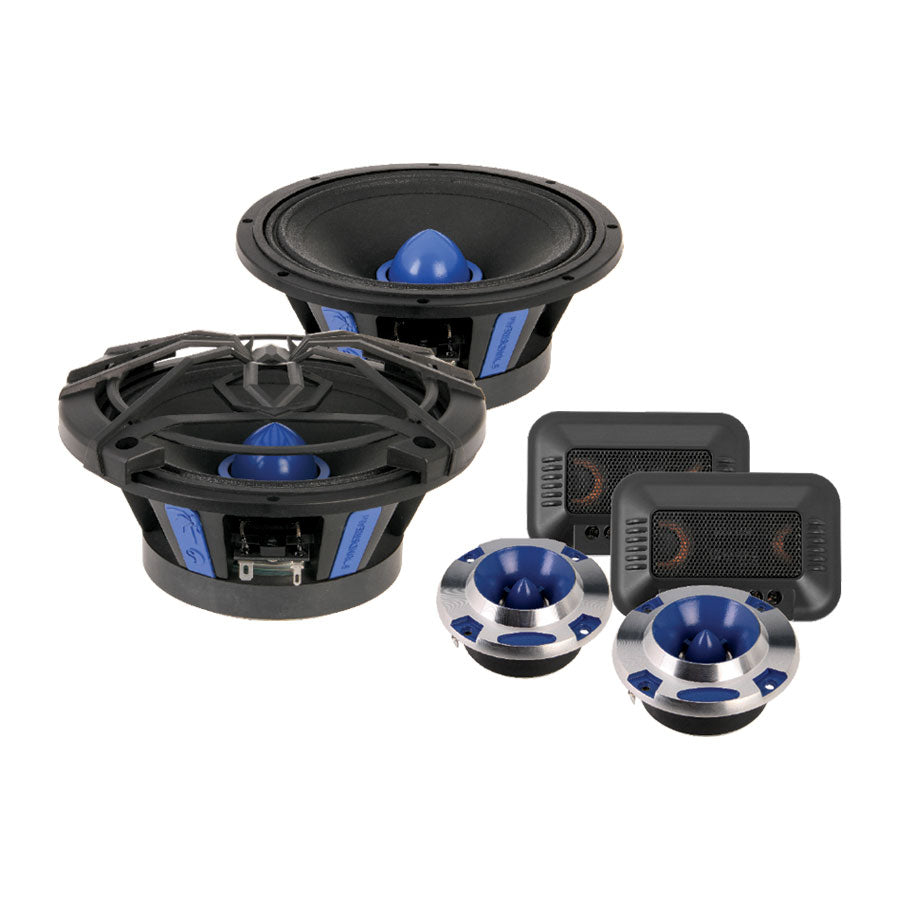 Soundstream, Soundstream SME.650C, SME 6.5" Pro Audio Components w/Tweeters-Crossovers, 200W