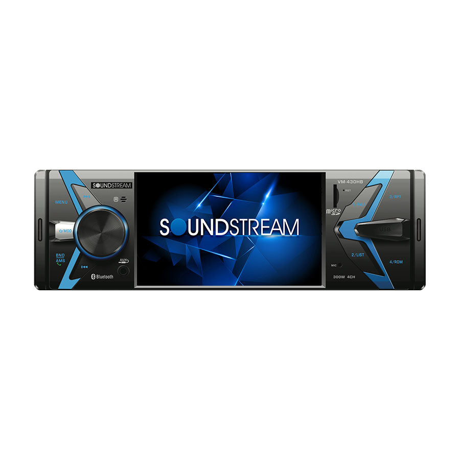 Soundstream, Soundstream VM-430HB, 2-DIN Digital Media (no DVD) w/ Phonelink, Bluetooth & 4.3" LCD