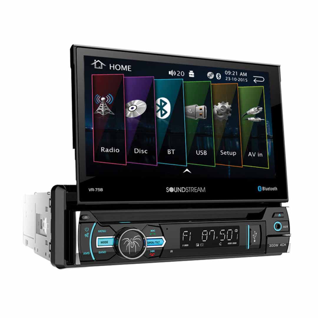 Soundstream, Soundstream VRN-75HB, 1-DIN AptiX Source Unit w/ iGO GPS, PhoneLink, Bluetooth, & 6.2" LCD