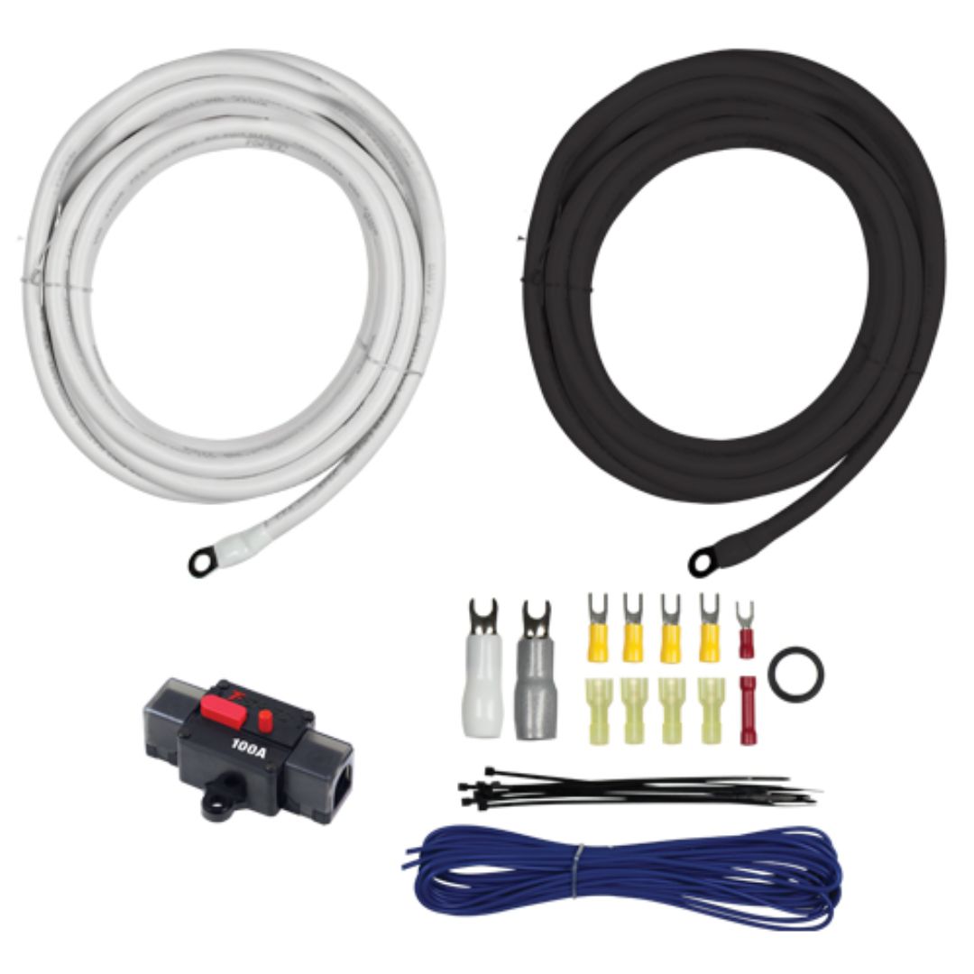 T-Spec, T-Spec V10-1041, V10 Marine - 10Ft 4AWG Kit W/Circuit Breaker