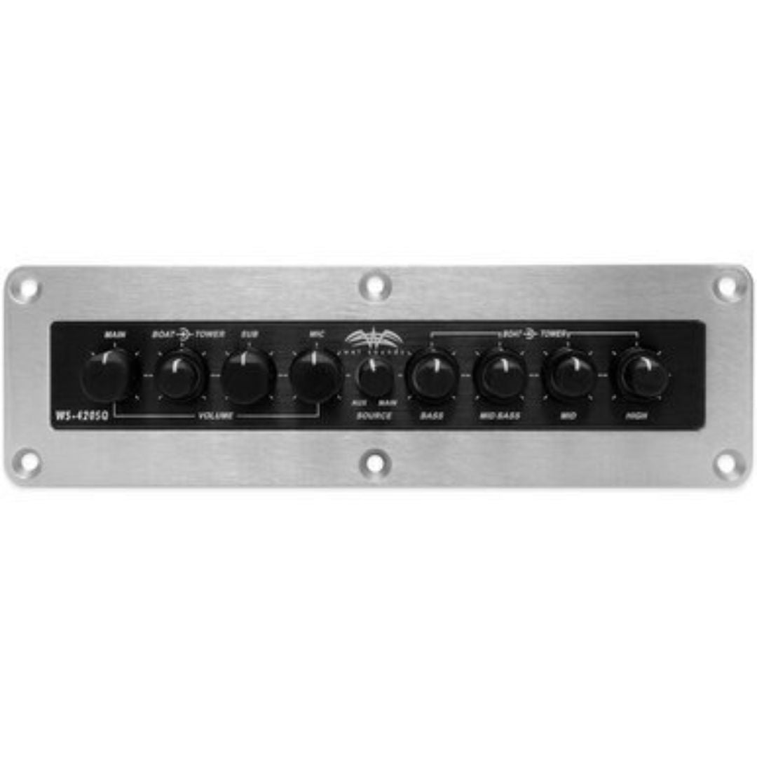 Wet Sounds, Wet Sounds WS-EQ IDM - S, Silver Aluminum In Dash EQ Mounting Bracket