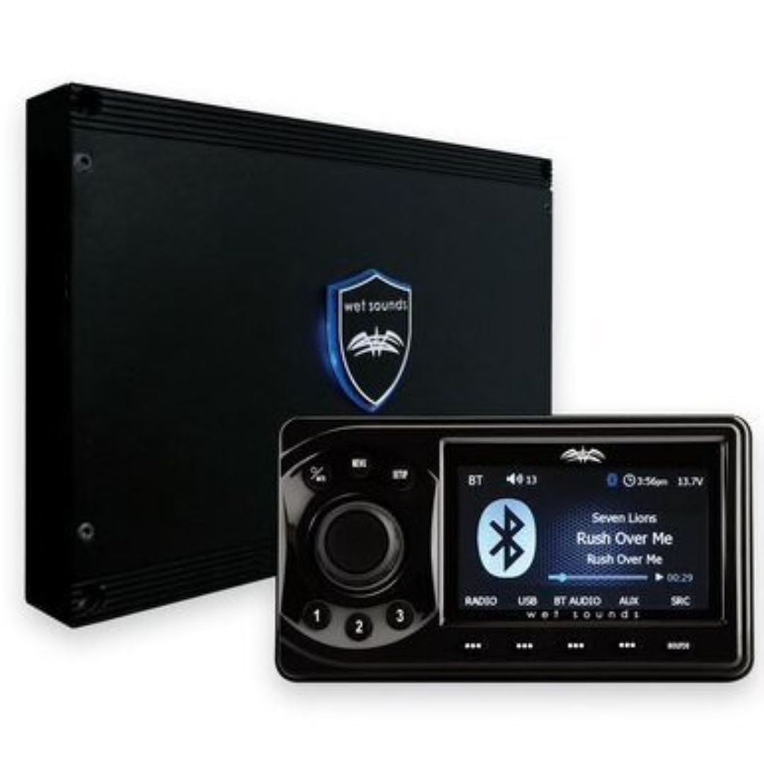 Wet Sounds, Wet Sounds WS-MC-1, Media Center 1 - Includes the MC-BB Black Box and the MC-MD Marine Display in a Kit