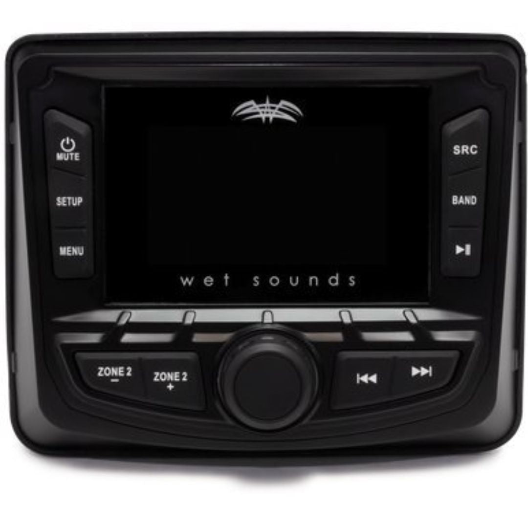 Wet Sounds, Wet Sounds WS-MC-2, MC-2 - 3" Gauge Style Mount AM/FM Stereo w/ 2.7" Color Display, 1 AUX Input, 1 USB Input, Pandora