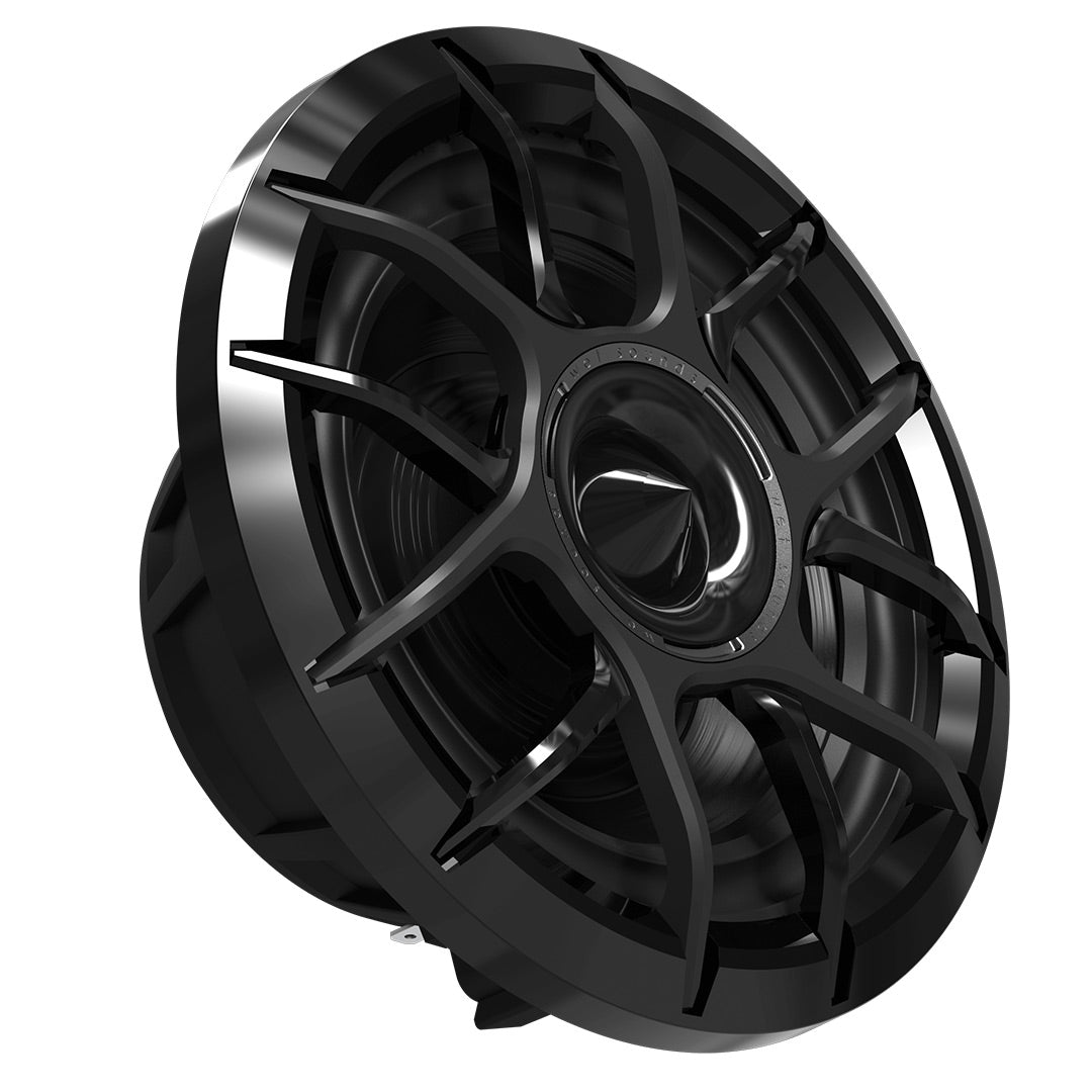 Wet Sounds, Wet Sounds ZERO 6 XZ-B, Zero Series 6.5" 2-Way Coaxial Marine Speakers w/ Horn Tweeter (Black)