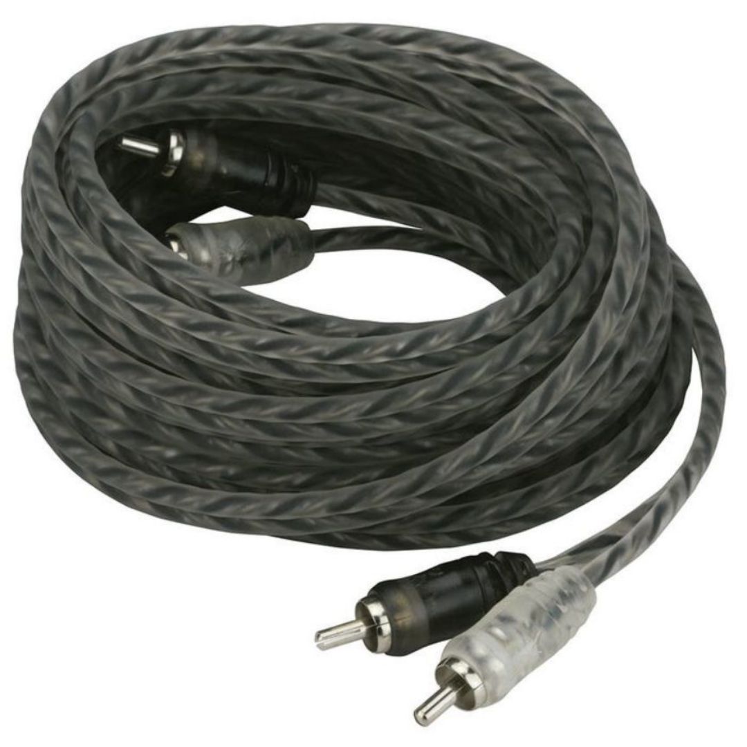 Scosche, X2 by Scosche X2R12, HEX 2 Channel Twisted Pair RCA Interconnect - 12 Ft