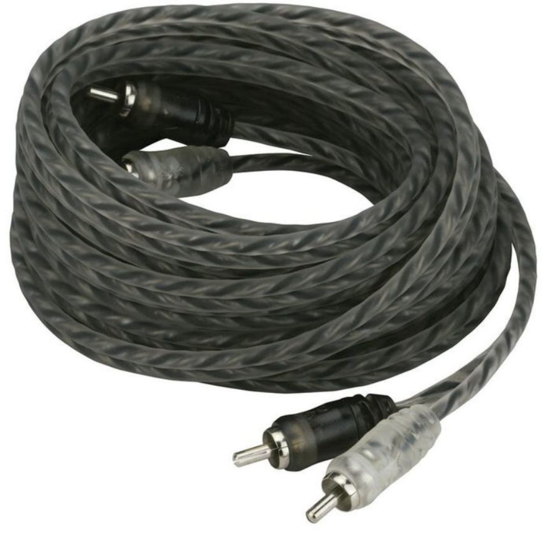 Scosche, X2 by Scosche X2R17, HEX 2 Channel Twisted Pair RCA Interconnect - 17 Ft