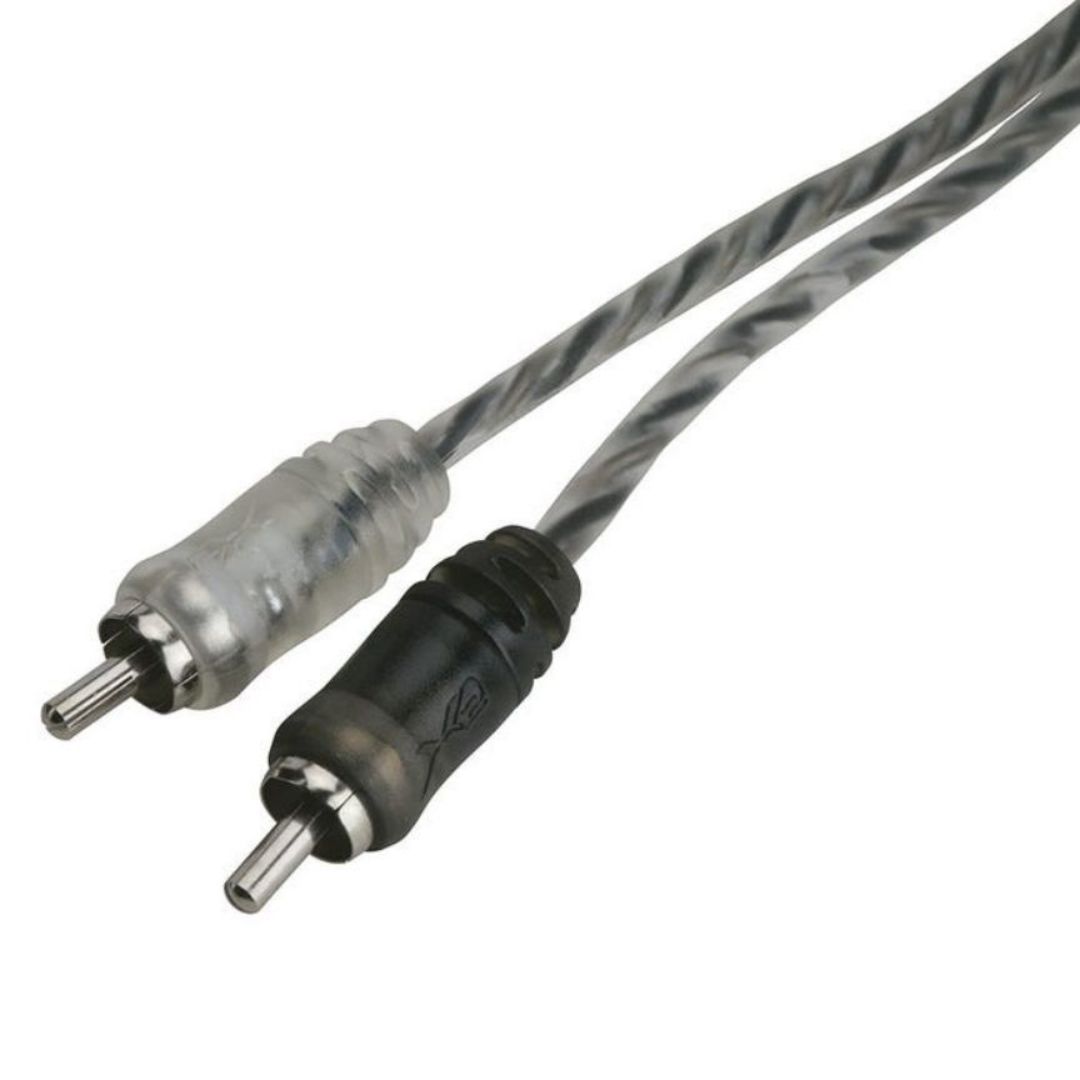 Scosche, X2 by Scosche X2R6, HEX 2 Channel Twisted Pair RCA Interconnect - 6 Ft