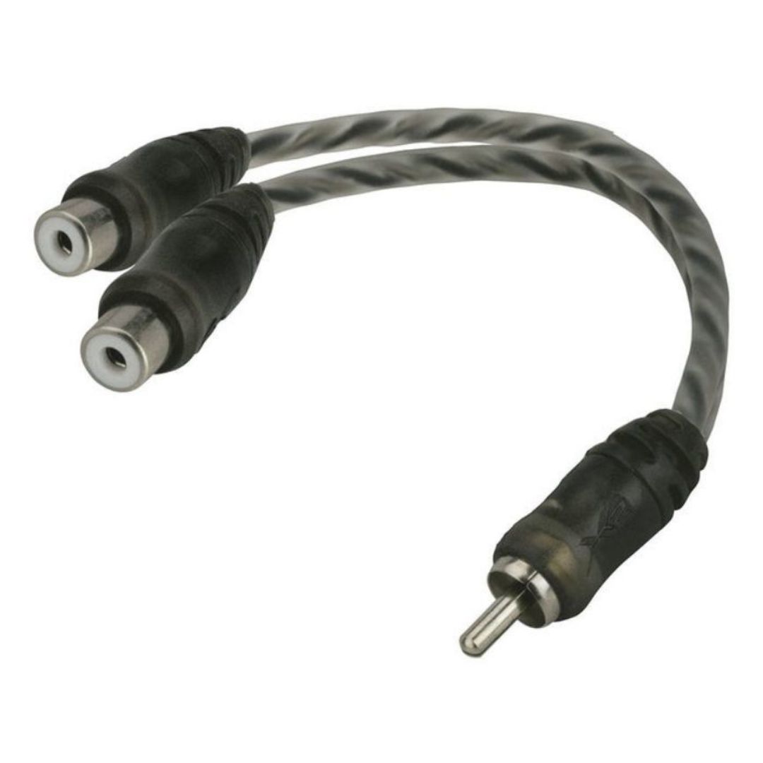 Scosche, X2 by Scosche X2RMY, HEX Twisted Pair Y-Adapter - 1 Male / 2 Female