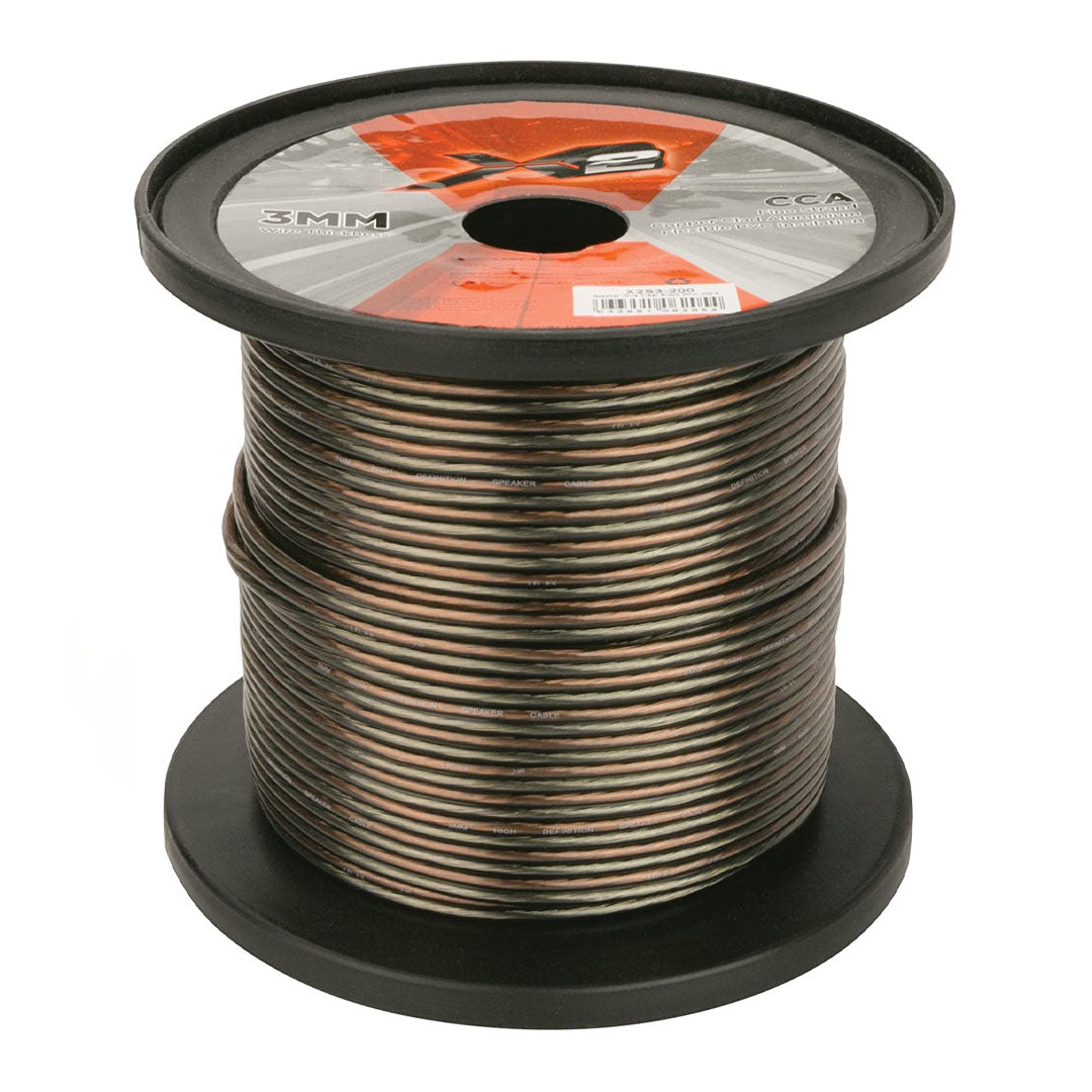 Scosche, X2 by Scosche X2S3-200, 3mm Speaker Wire Spool, 200 Ft.