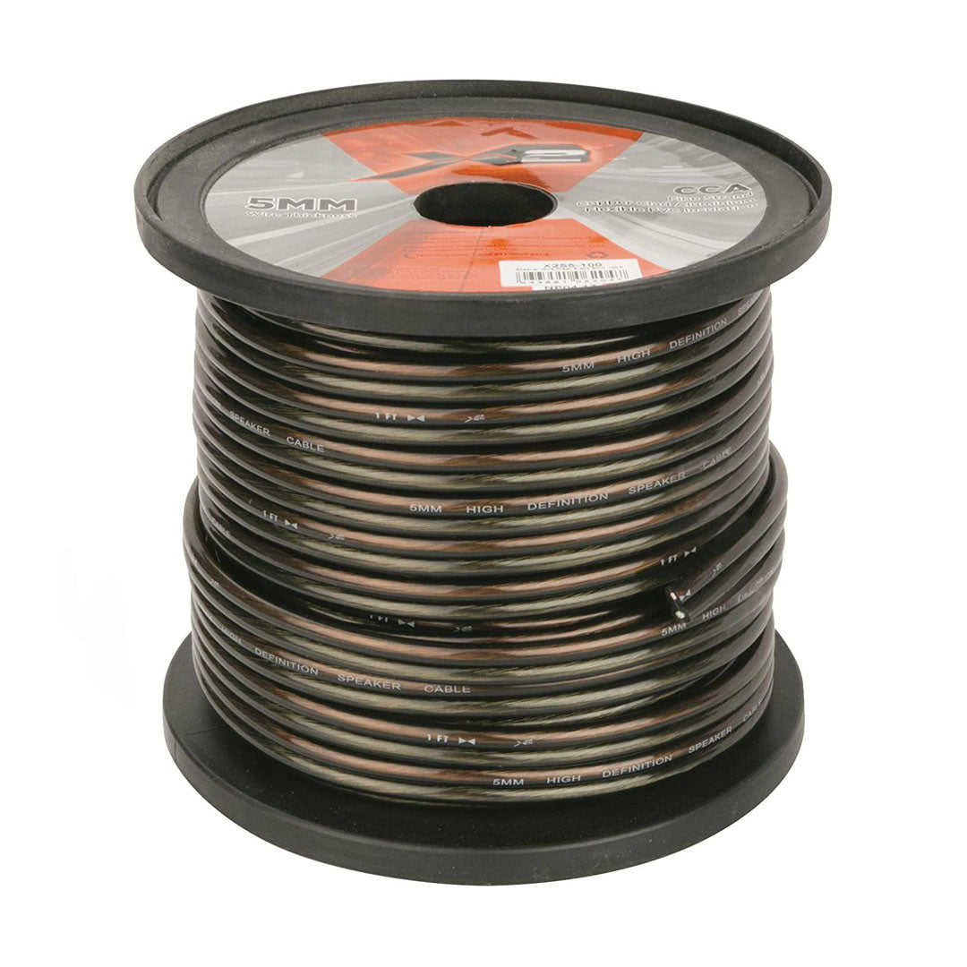 Scosche, X2 by Scosche X2S5-100, 5mm Speaker Wire Spool, 100 Ft.